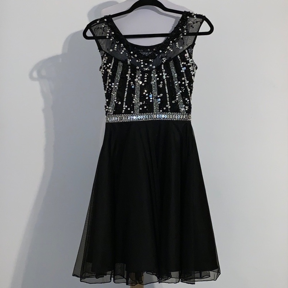 Kim Karan Black Formal/Homecoming Dress